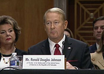 Ronald Douglas Johnson nuevo embajador de Estados Unidos en El Salvador ocupará el cargo en septiembre