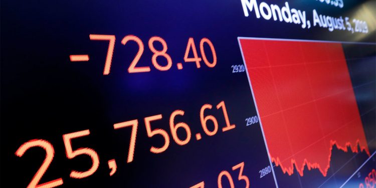 Wall Street tuvo la caída más profunda del año por estrategia de China