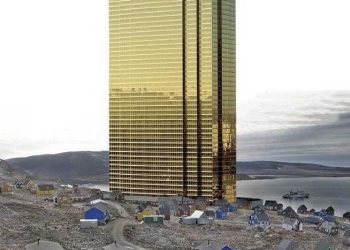 Torre Trump en Groenlandia causa risas y alarmas