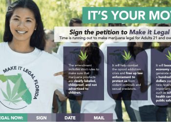 Peticiones de marihuana de Make It Legal Florida llegan a los buzones de correo de votantes