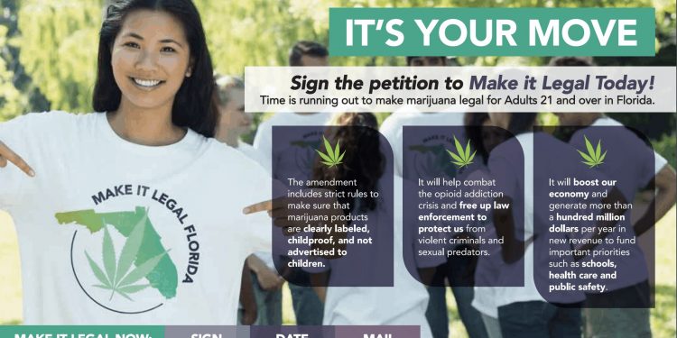 Peticiones de marihuana de Make It Legal Florida llegan a los buzones de correo de votantes