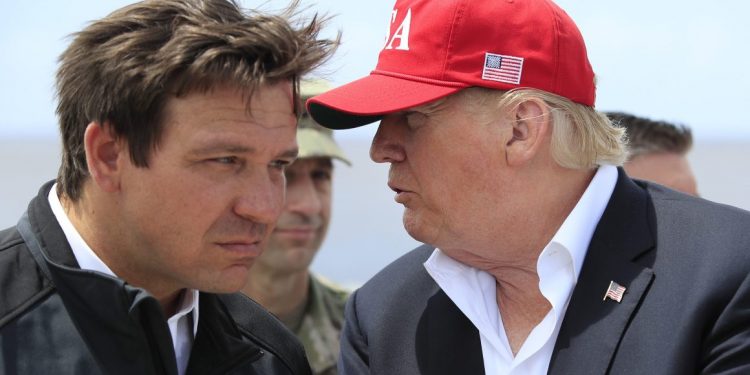 DeSantis lo supera en Florida: Encuestas muestran caída de Trump entre republicanos