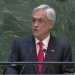 El Cambio Climático: Las alertas de Piñera en la ONU