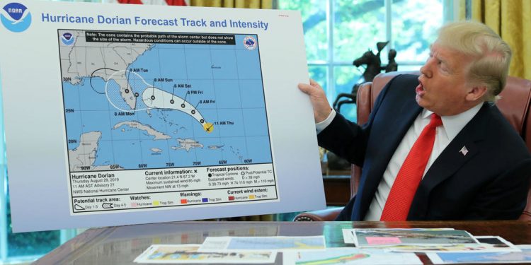 Trump aprobó declaración de catástrofe para Florida tras paso del huracán Dorian