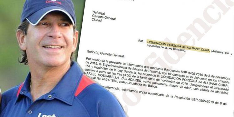 Ordenan “liquidación forzosa” de banco AllBank en Panamá, imperio de Vargas y Luis Alfonso de Borbón se tambalea