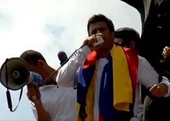 Líder opositor Leopoldo López a oscuras en la embajada de España en Caracas