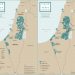 Este es el mapa que une los dos enclaves palestinos en la "Propuesta del Siglo