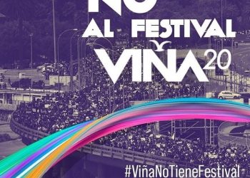 "No a Viña": Opositores de Piñera sabotean el Festival de Viña del Mar