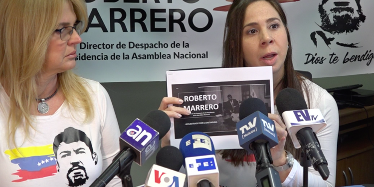 Romy de Marrero exige la liberación inmediata del Jefe del Despacho de Guaidó, Roberto Marrero