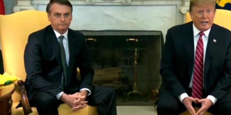 Presidente Bolsonaro ya está en EEUU y tiene previsto cenar con su homólogo estadounidense Donald Trump