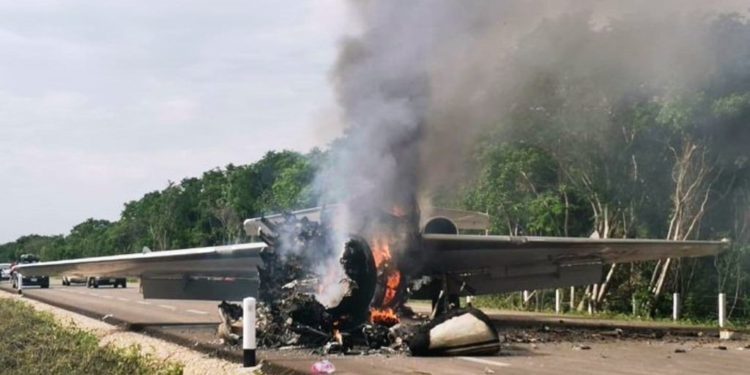 Cayó en México narco-avioneta procedente de Venezuela