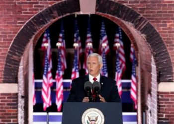 Pence defendió enérgicamente las fuerzas del orden en Convención Republicana