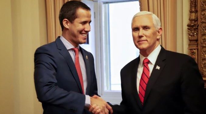 Mike Pence llamó a Juan Guaidó para ratificarle total apoyo de EEUU a Venezuela