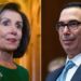 Pelosi y Mnuchin negocian nuevo plan de ayuda económica por $2,2 billones