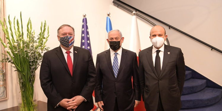 Pompeo en Israel mantiene su plan internacional