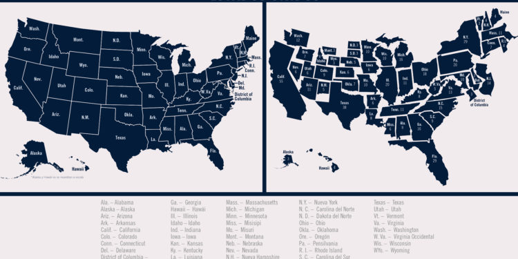 Pensilvania y Texas: determinantes los Estados Pendulares