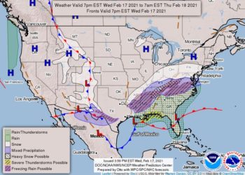Ahora la gran tormenta nevada se dirige al este de EEUU