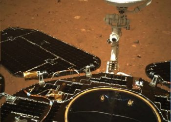 Las primeras imágenes de la sonda china que aterrizó en Marte