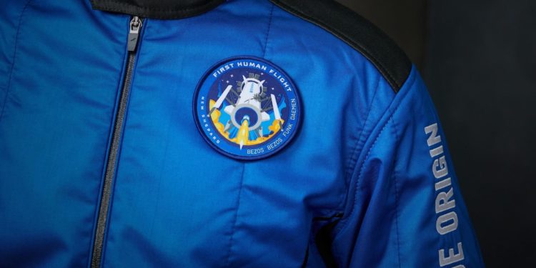 Tripulación Jeff Bezos Blu origin
