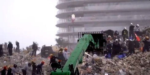 Coletazos de tormenta tropical Elsa dificultan labores de rescate en Surfside, luego de 32 muertos hasta ahora