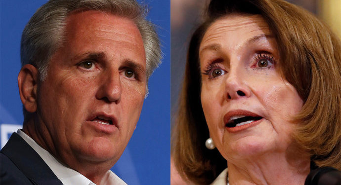 ¡Niveles infantiles! Pelea entre Pelosi y republicanos por uso de mascarillas