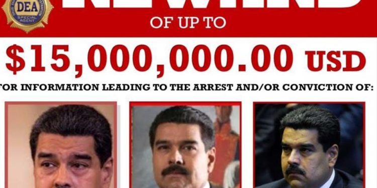 En México: EEUU recordó los $15 millones que ofrece por capturar a Nicolás Maduro