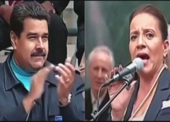 Nicolás Maduro se alinea con la Xiomara Castro de Zelaya
