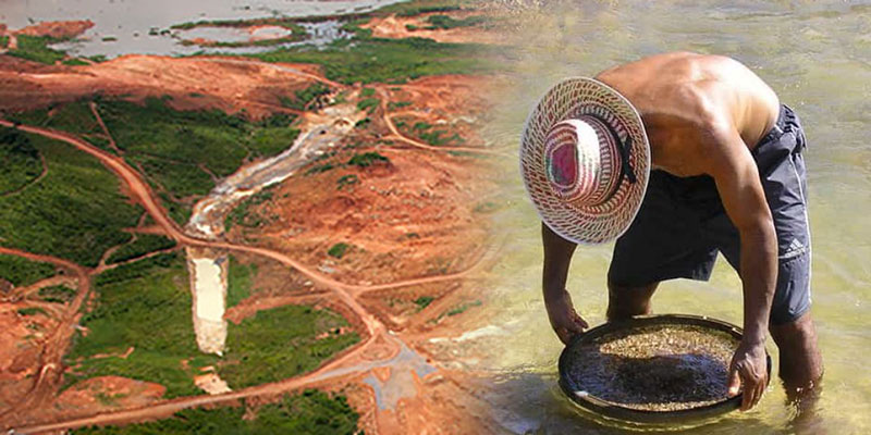 En el Arco Minero del Orinoco continúa la destrucción ambiental, bajo la mirada complaciente del régimen venezolano.