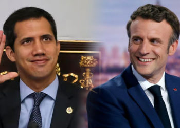 Juan Guaidó agradeció a Emmanuel Macron por el apoyo a la causa venezolana.