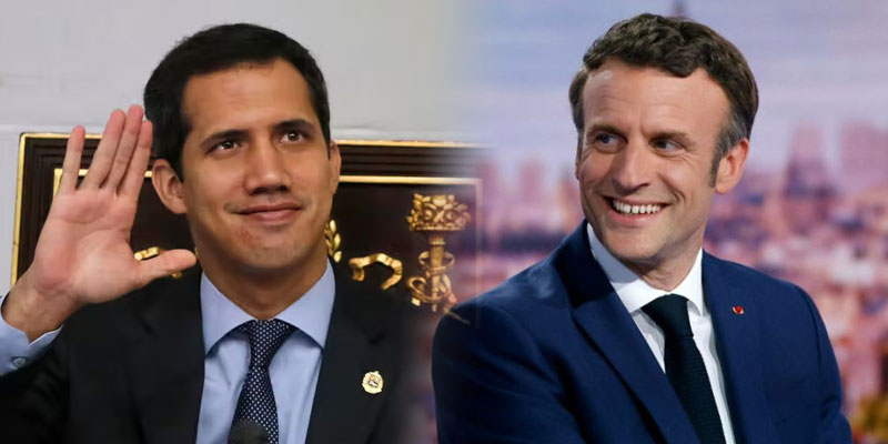 Juan Guaidó agradeció a Emmanuel Macron por el apoyo a la causa venezolana.