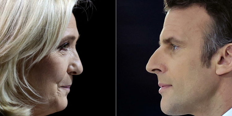 Macron y Le Pen en debate decisivo
