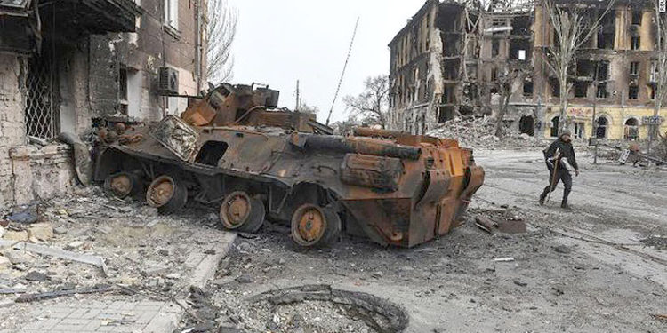 En Mariúpol lo que abunda es la desolación. Una realidad que supera a la ficción.