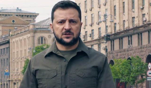 Zelenski también celebró la victoria contra el nazismo
