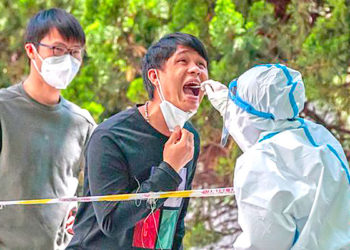 La población es sometida a pruebas contra la Covid 19, de manera permanente.