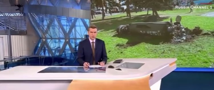 ¿Cómo es la guerra de Rusia contra Ucrania vista en la TV rusa?