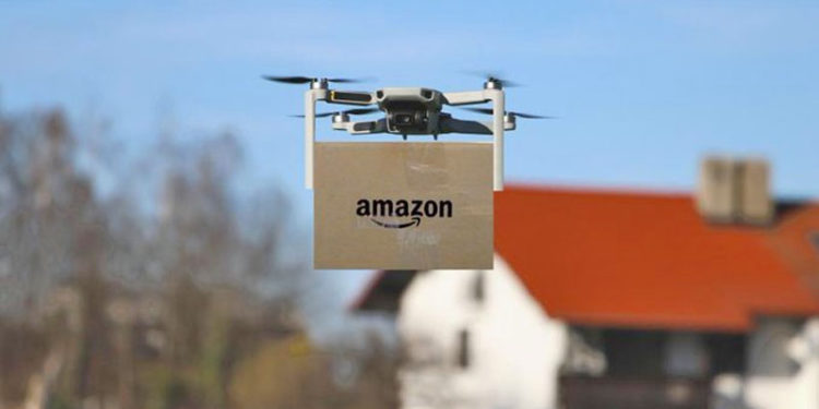 Ahora tus compras en Amazon te llegarán desde el cielo.