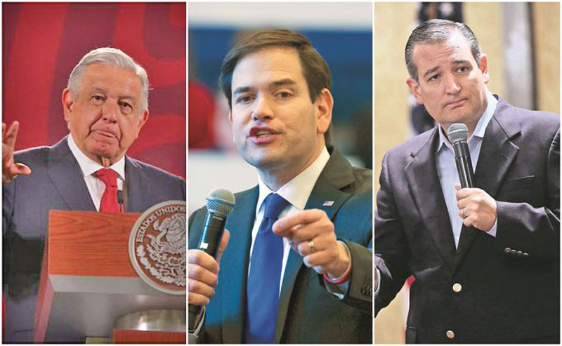 López Obrador retó a Marco Rubio y a Ted Cruz, a que presenten pruebas en su contra.