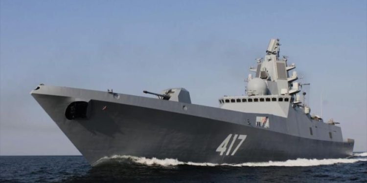 Interceptado buque de guerra ruso frente a la costa de Noruega