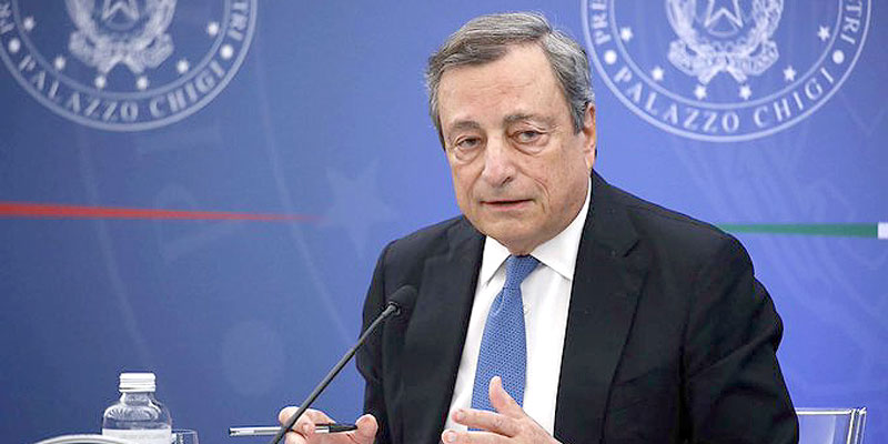 Mario Draghi perdió ayer el apoyo parlamentario para gobernar.