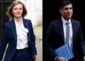 Liz Truss rival de Rishi Sunak por el puesto de Boris Johnson