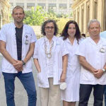 Parte del equipo del Hospital Clinic de Barcelona, que encabezó el tratamiento. Foto: cortesía Hospital Clinic Barcelona.