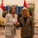 Gira asiática: Pelosi se reunió con autoridades de Singapur