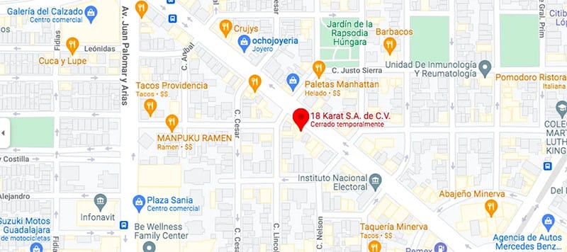 Google Maps indica que la empresa está en suspensión de labores.