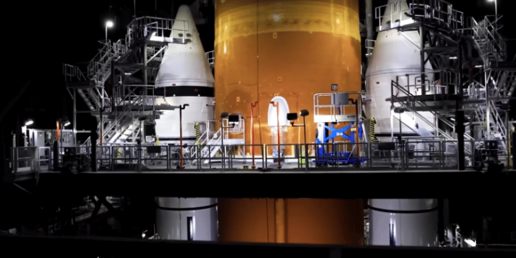 Cohete SLS y se prepara para el tercer intento de lanzamiento