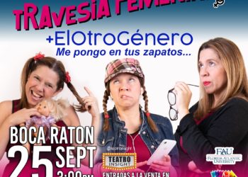 Mirna González en Boca Ratón con "Travesía Femenina: El otro género. Me pongo en tus zapatos"