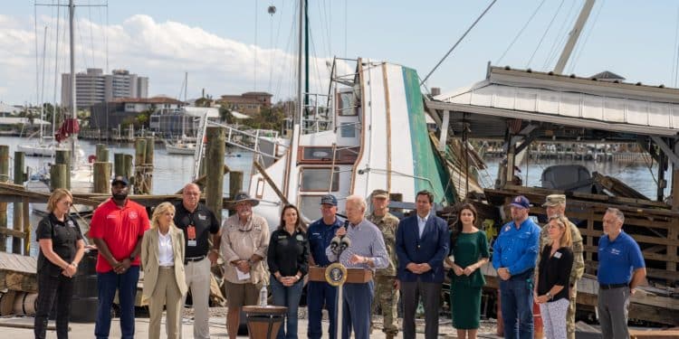 Biden y DeSantis proyectan unidad en Florida: "Valoramos el trabajo conjunto"