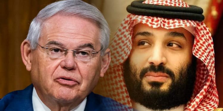 Bob Menéndez es partidario de no venderle más armas a Mohamed bin Salmán.