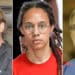 El traficante de armas Viktor Bout, conocido como el "mercader de la muerte", y los rehenes Brittney Griner y Paul Whelan.