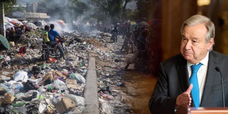 Ante crisis de Haití, António Guterres pide a la comunidad internacional que consideren cuanto antes la petición de ayuda de las autoridades.