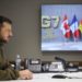 Zelensky pidió al G-7 ayuda para crear escudo antimisiles